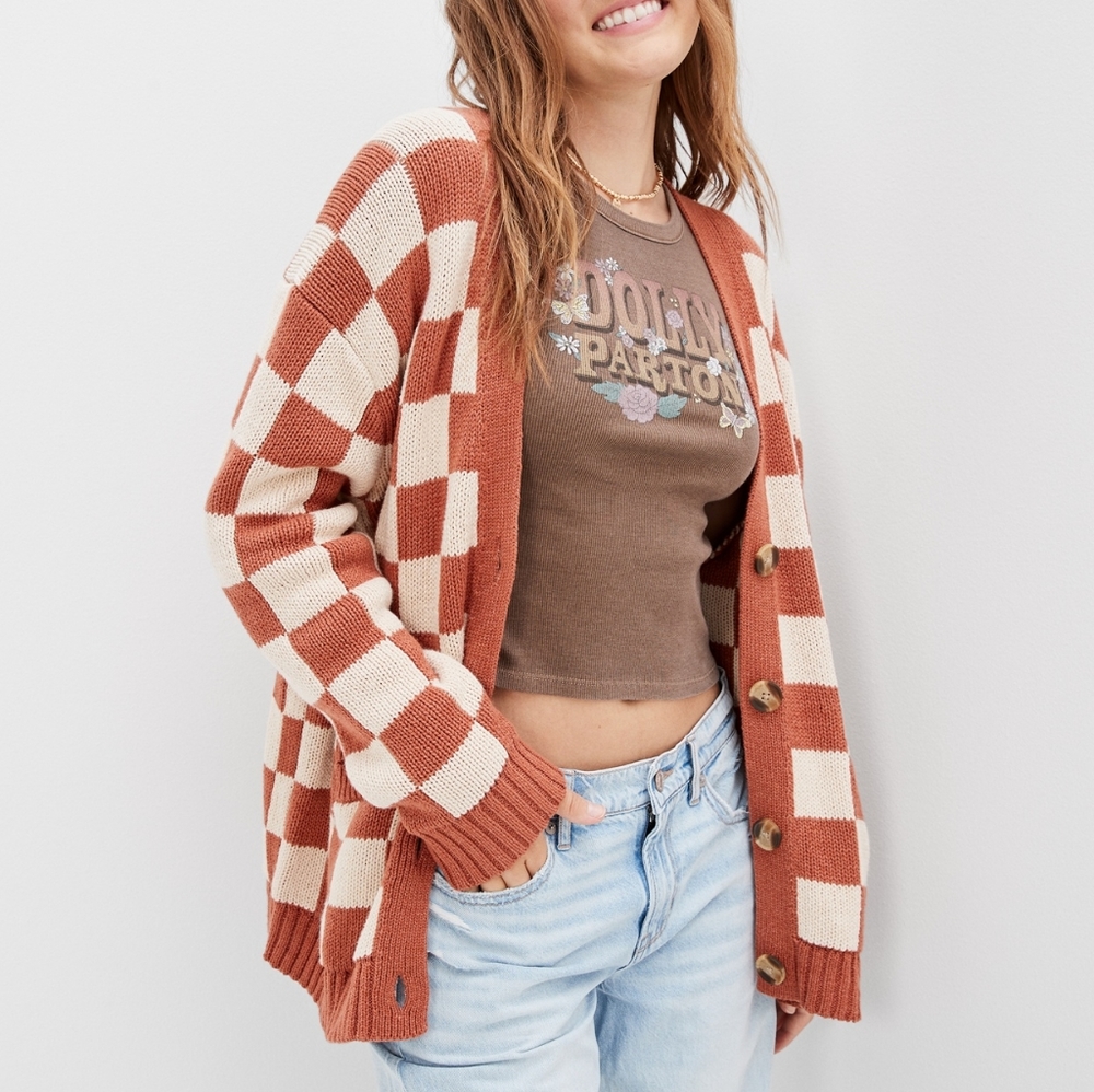American Eagle Oversized Cardigan